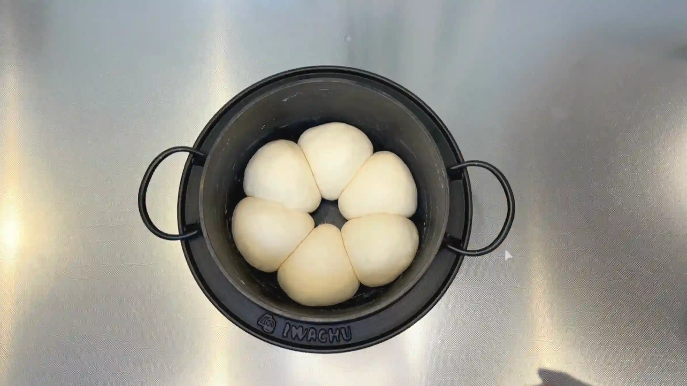 鍋パン:室温で50分おく