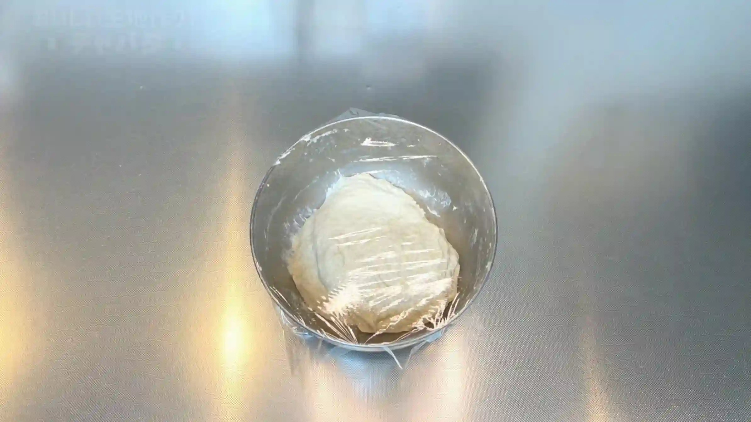 チャバタ：室温で40分おく